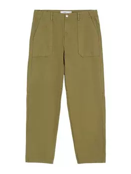 Свободные брюки Bershka, оливковый