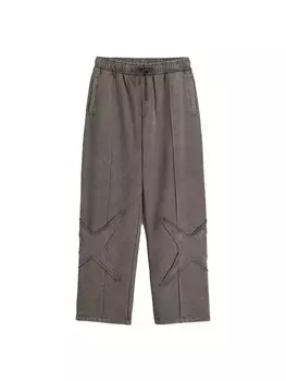 Свободные брюки Bershka, темно-серый