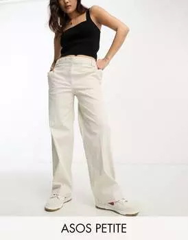 Свободные брюки-бойфренды ASOS DESIGN Petite ASOS