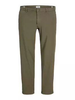 Свободные брюки-чинос Jack & Jones Plus JPSTKANE, оливковый