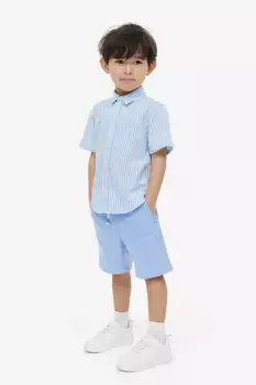 Свободные брюки-чиносы H&M, синий