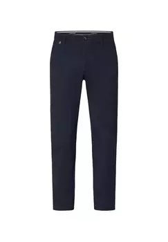 Свободные брюки-чиносы классического кроя с стрейчем ODESSA Redpoint, темно-синий