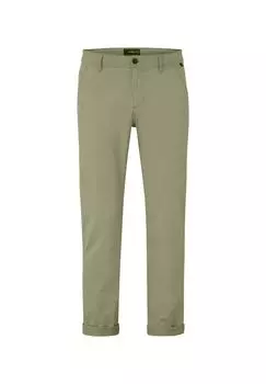 Свободные брюки-чиносы прямого кроя с стрейчем ODESSA redpoint, хаки