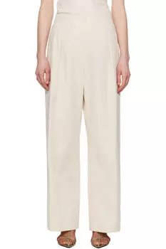 Свободные брюки цвета Off-White LE17SEPTEMBRE