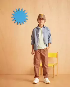 Свободные брюки для мальчика Coconut El Corte Ingls, цвет Visn claro