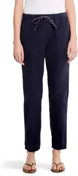 Свободные брюки до щиколотки из хлопкового поплина NIC+ZOE, цвет Dark Indigo