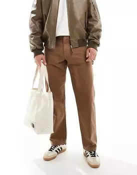 Свободные брюки Eddie Carpenter в выстиранном коричневом цвете Jack & Jones