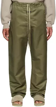 Свободные брюки хаки для отдыха Fear of God