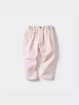 Свободные брюки из денима для малышей Uniqlo, цвет 10 розовый