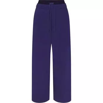 Свободные брюки из хлопкового флиса SKIMS с двойным поясом, повседневные брюки женские CONCORD/Concord, фиолетовые