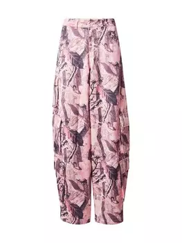 Свободные брюки-карго ADIDAS ORIGINALS SAT, розовый