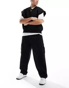 Свободные брюки карго черного цвета ONLY & SONS