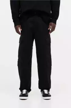 Свободные брюки-карго H&M, черный