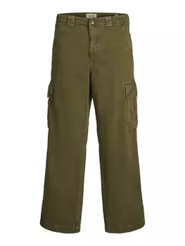 Свободные брюки-карго JACK & JONES, хаки