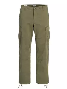 Свободные брюки-карго JACK & JONES JJKarl Harlow, оливковый