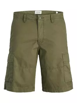 Свободные брюки-карго JACK & JONES JPSTCOLE MATEO, оливковый