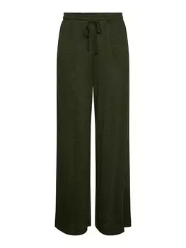 Свободные брюки PIECES, темно-зеленый