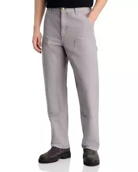 Свободные брюки прямого кроя Carhartt с двойным коленом Carhartt WIP, серый