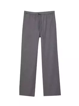 Свободные брюки Pull&Bear, серый