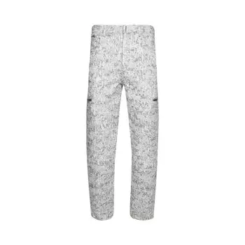 Свободные брюки с карманом и молнией от Givenchy, цвет Белый/Серый