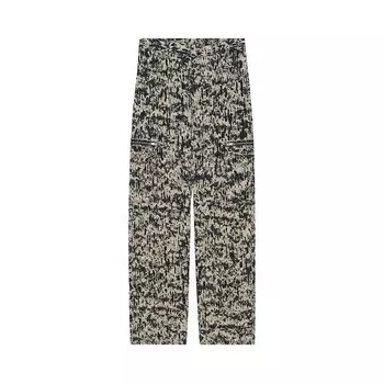 Свободные брюки с карманом и молнией от Givenchy, цвет Бежевый/Черный