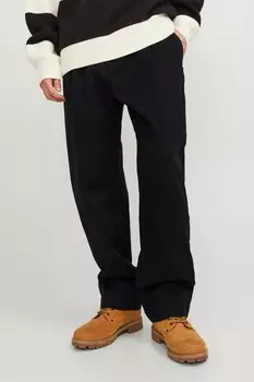 Свободные брюки широкого кроя Jack & Jones, черный