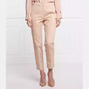 Свободные брюки-сигареты обычная талия Marc Cain, бежевый