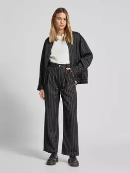 Свободные брюки со складками и шлевками для ремня, модель «Ситон» Carhartt Work In Progress, черный