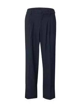 Свободные брюки со складками спереди ABOJ ADEJ Tesfaye, темно-синий