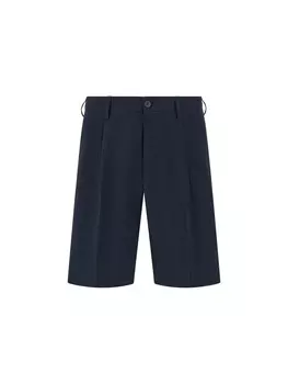 Свободные брюки со складками спереди Boggi Milano, темно-синий