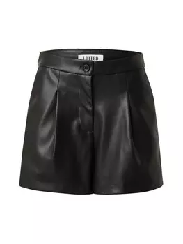 Свободные брюки со складками спереди EDITED Silvia, черный