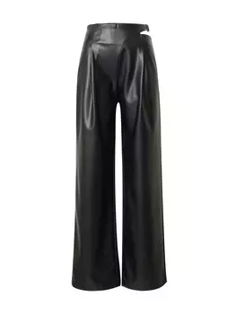 Свободные брюки со складками спереди Hoermanseder, черный