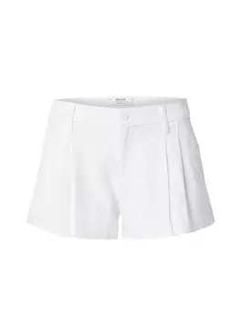 Свободные брюки со складками спереди HOLLISTER LIVVY, белый