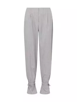 Свободные брюки со складками спереди Laurella, пятнистый серый