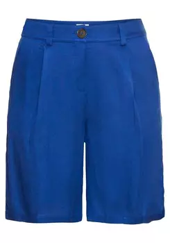 Свободные брюки со складками спереди Sheego, королевский синий