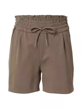 Свободные брюки со складками спереди VERO MODA Eva, серый