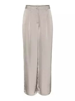 Свободные брюки со складками спереди Vero Moda LOVIE, бежевый