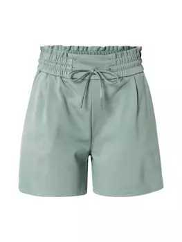 Свободные брюки со складками спереди VERO MODA Eva, зеленый