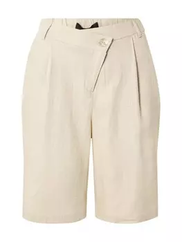 Свободные брюки со складками спереди VERO MODA JOSIE, светло-бежевый