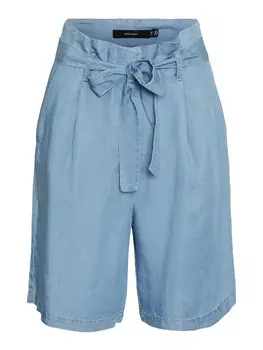 Свободные брюки со складками спереди Vero Moda Vivian Aneve, светло-синий