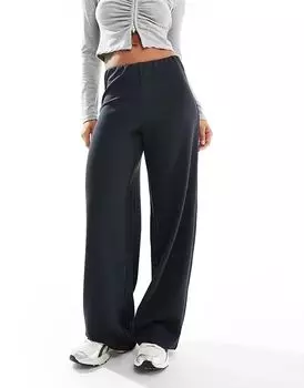Свободные брюки-стринги графитового цвета Vero Moda