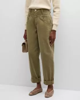 Свободные брюки в стиле 90-х FRAME, цвет Washed Sum