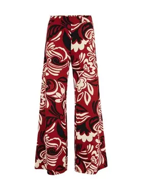 Свободные брюки We Fashion, красный