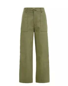 Свободные брюки We Fashion, оливковый