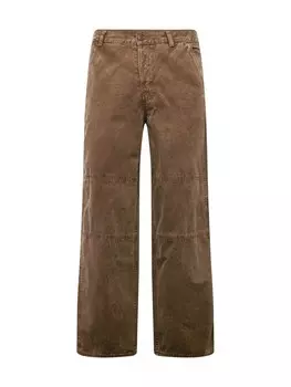 Свободные брюки Weekday MICHA, коричневый