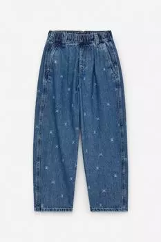 Свободные джинсовые брюки Arket, синий