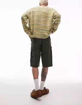 Свободные джинсовые шорты Dickies цвета «желтый индиго»