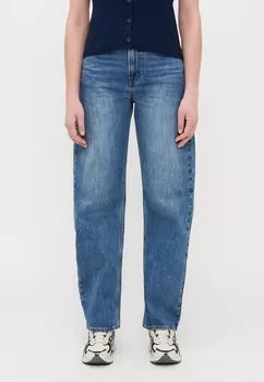 Свободные джинсы BARREL HERSH Gap Tall, цвет Medium Indigo