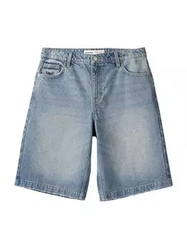 Свободные джинсы Bershka, синий джинсовый