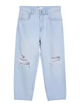 Свободные джинсы Bershka, синий джинсовый